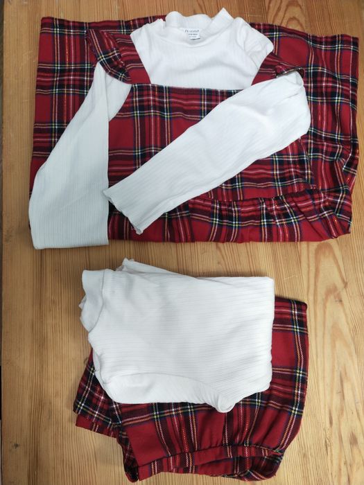 Dwa razy komplet na święta jak nowy Primark 128