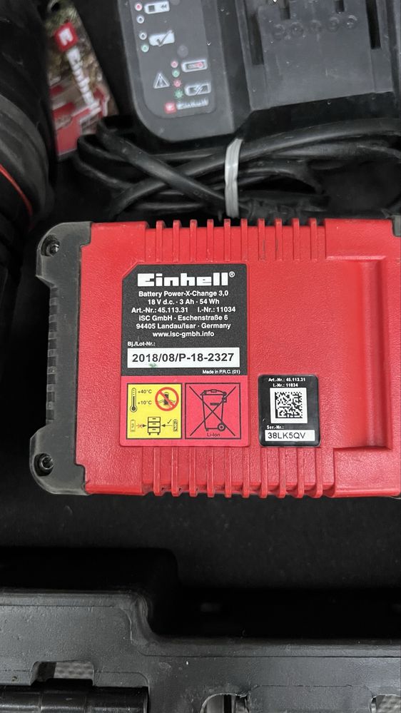 Torna einhell berbequim martelo perfurador bateria