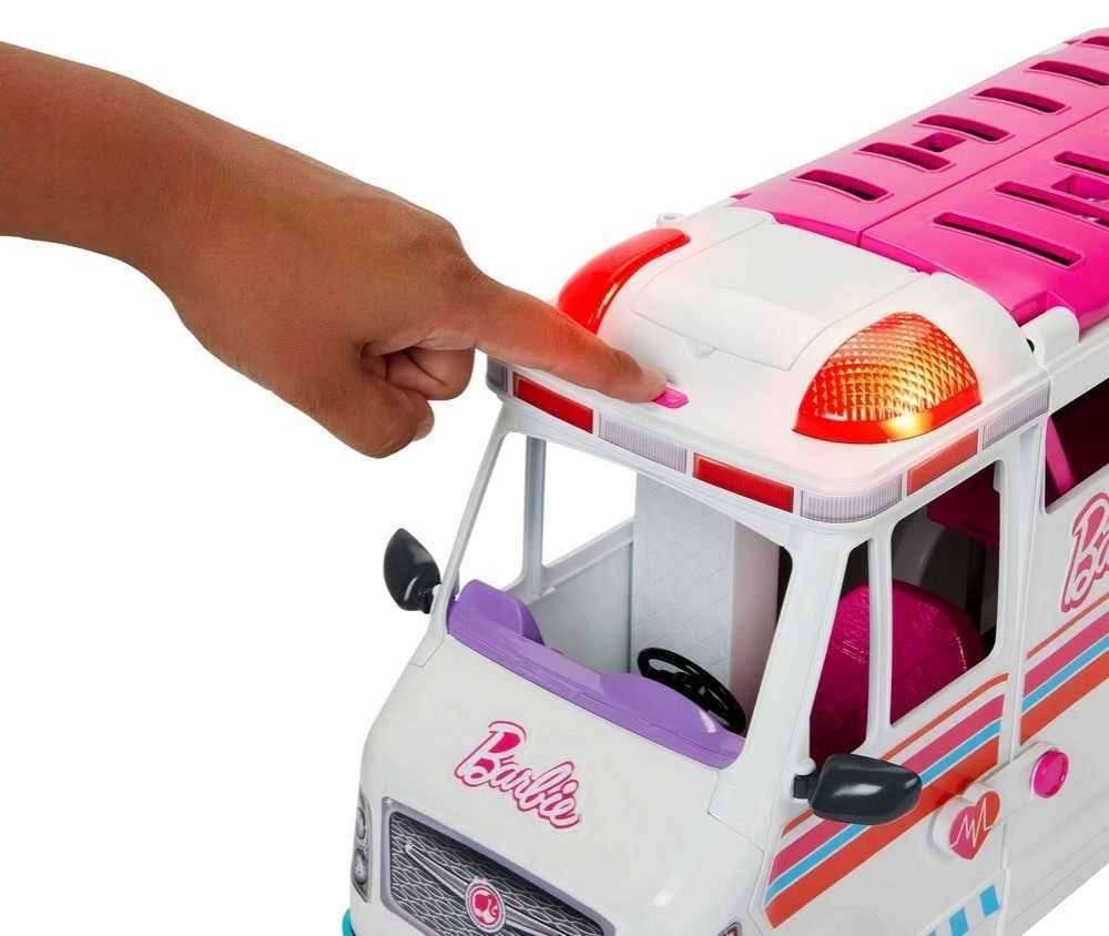 Barbie - Karetka Mobilna klinika Zestaw z 20 akcesoriami HKT79 C13