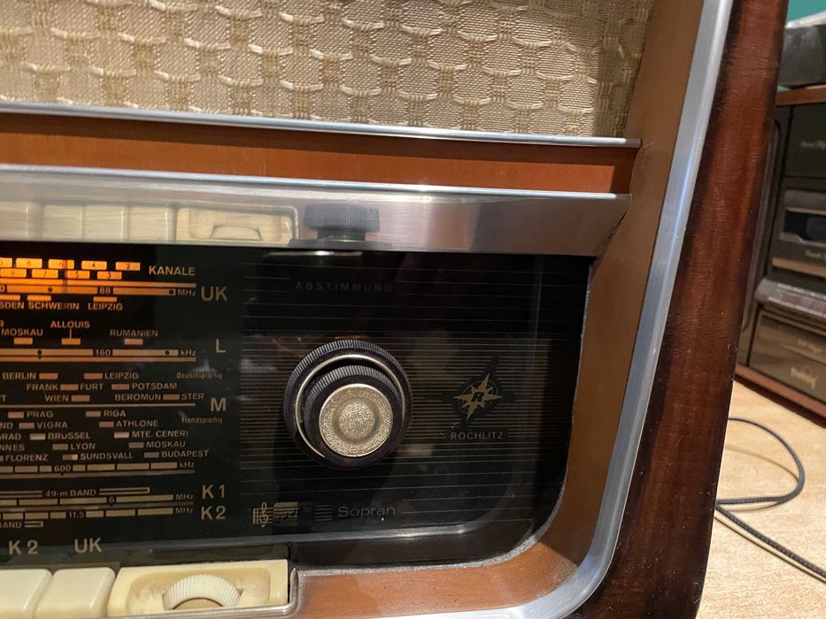Radio lampowe RFT Rochlitz Juwel 2 sprawne gra