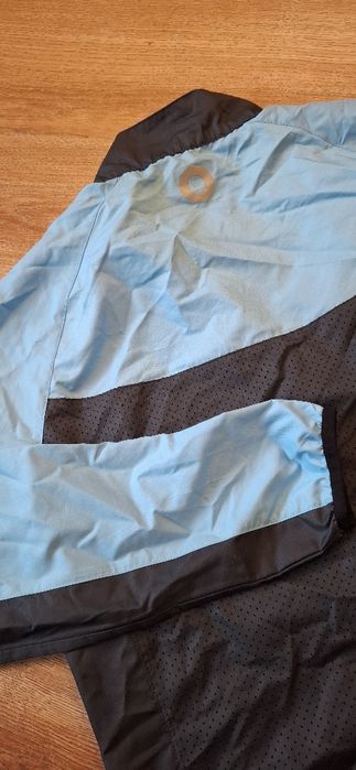 Ultralekka kurtka treningowa do biegania damska M OZON niebieska wiatr