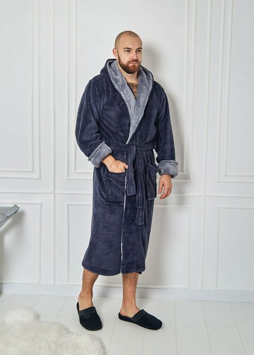 Якісний Махровий халат чоловічий теплий подарок, мужской халат 8 цвето