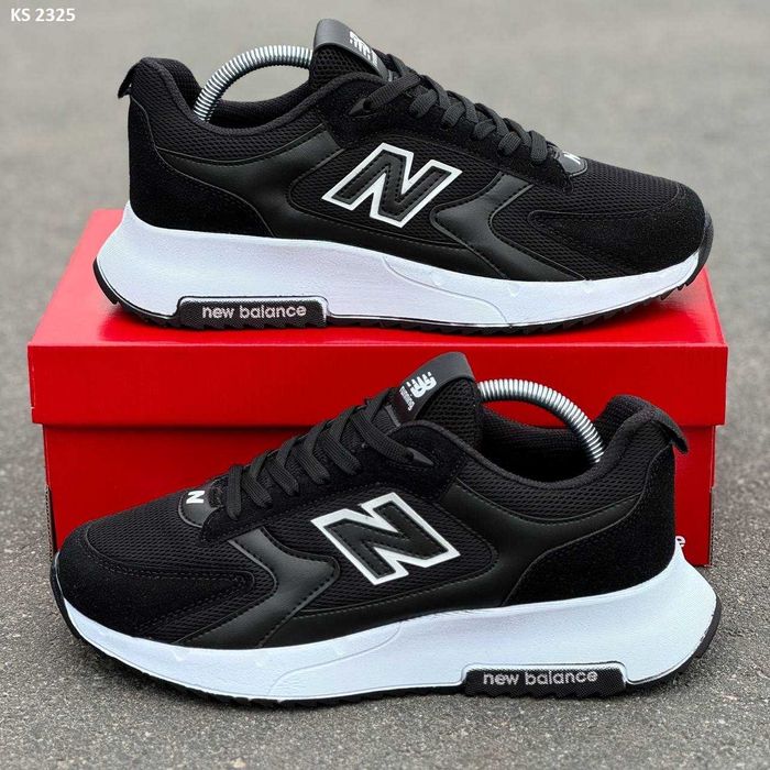 Кросівки New Balance Black White. Арт: KS 2325