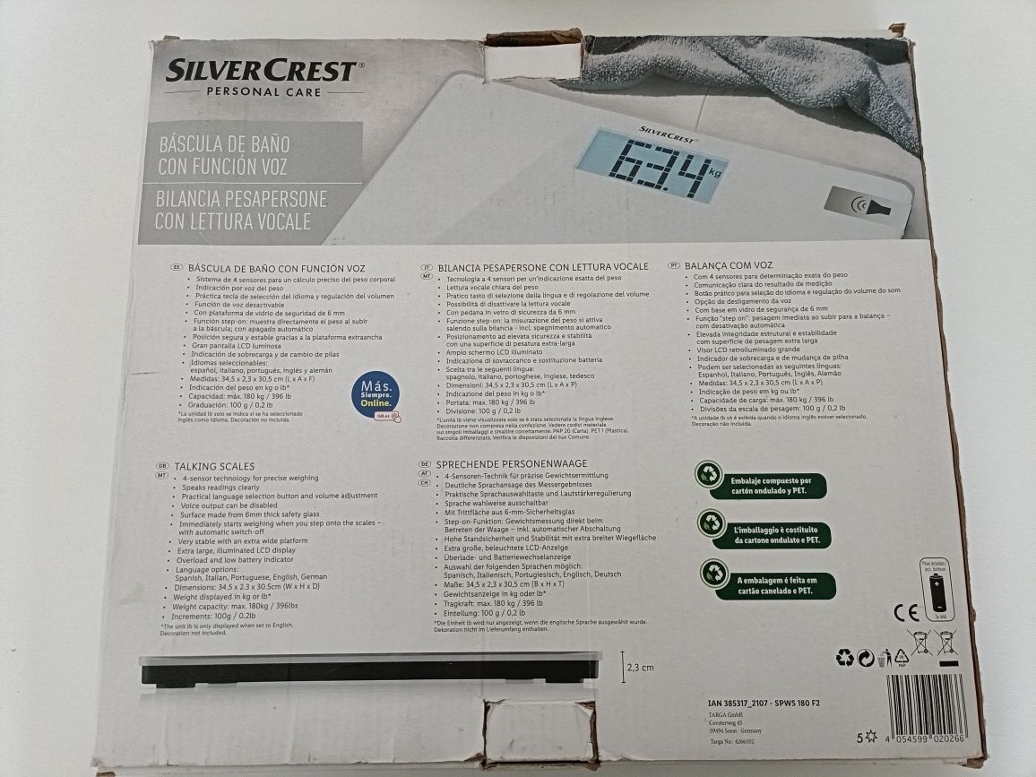 Balança digital  silvercrest