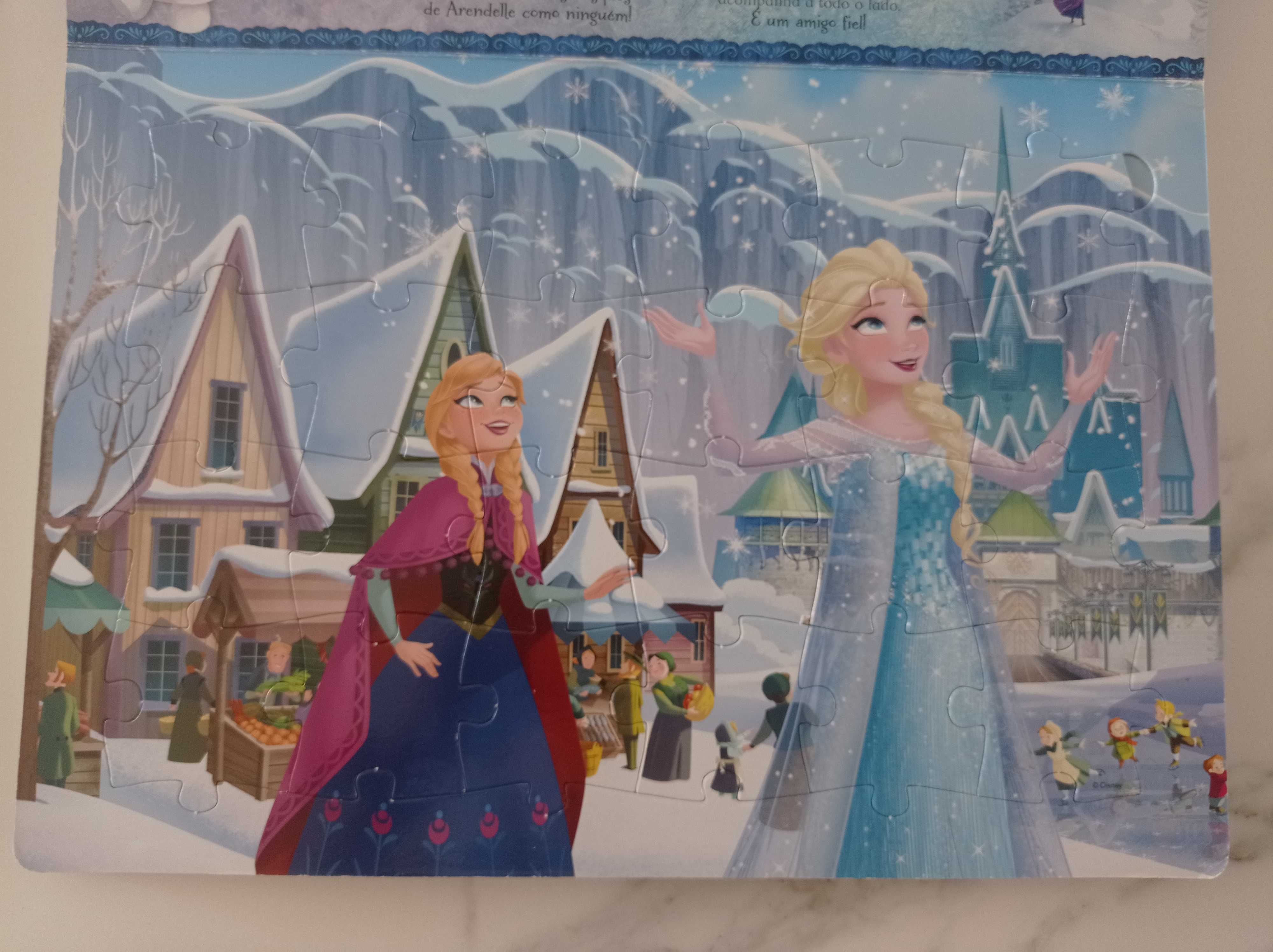 Livro da Frozen puzzle