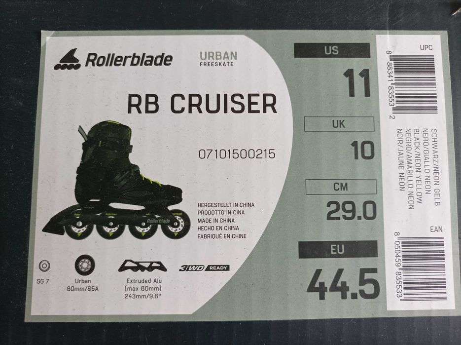 Rollerblade RB Cruiser EU 44.5 / UK 10