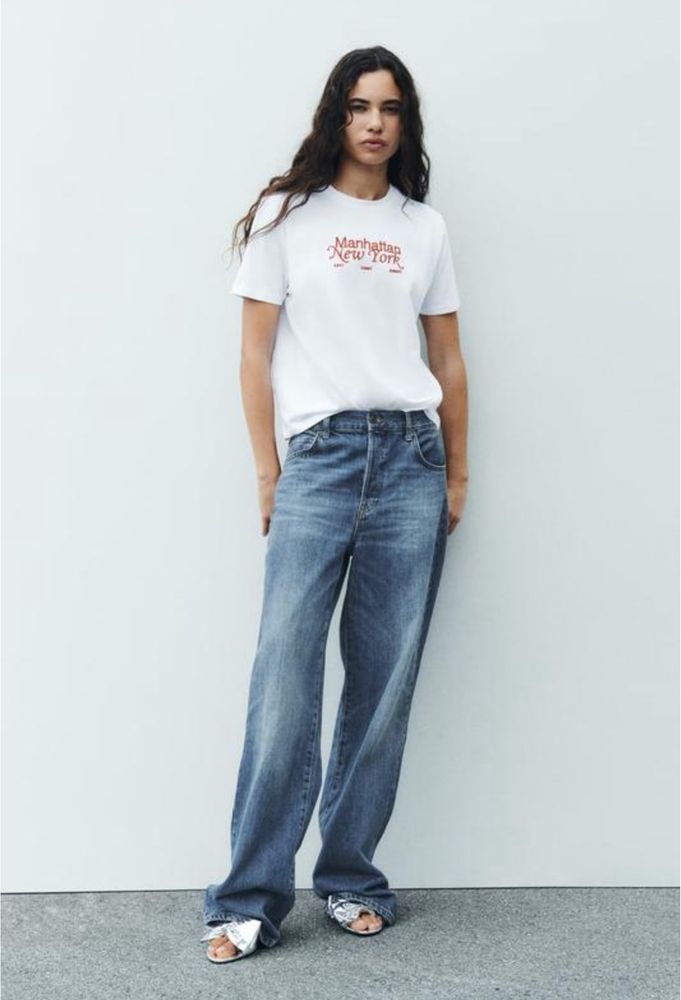 Футболка з написом Зара Zara L