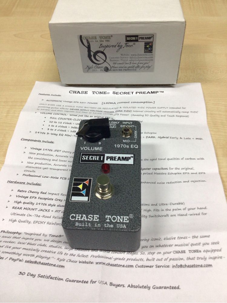 Chase Tone Secret Preamp- Echoplex