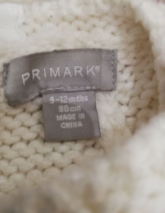 Camisola de lã como nova tamanho 9-12 meses