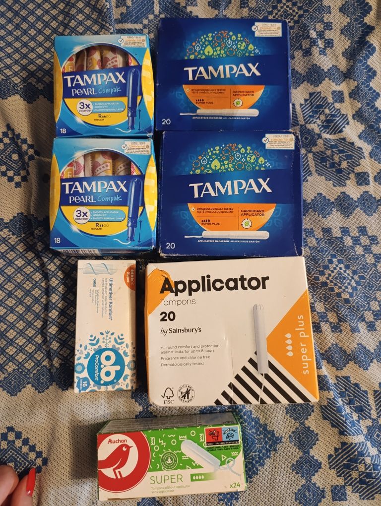Тампоны  разные ,