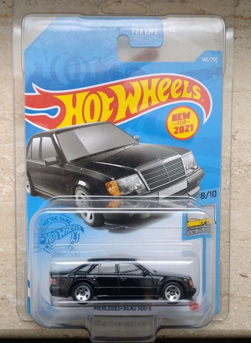Hot wheels Mercedes 500 E, PIERWSZE WYDANIE, CZARNY
