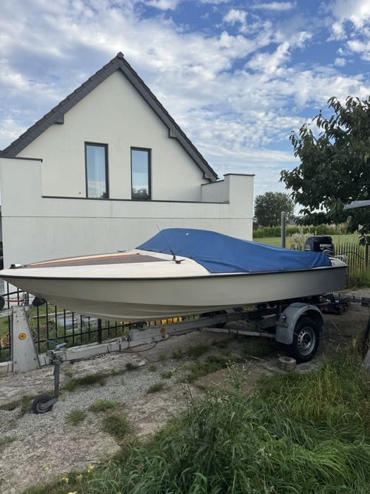 Łódź motorowa Fletcher+ evinrude 50 4t