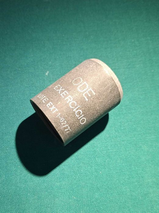 Antiga Caixa de granada de exercício Poliextra ODE militar - 1977