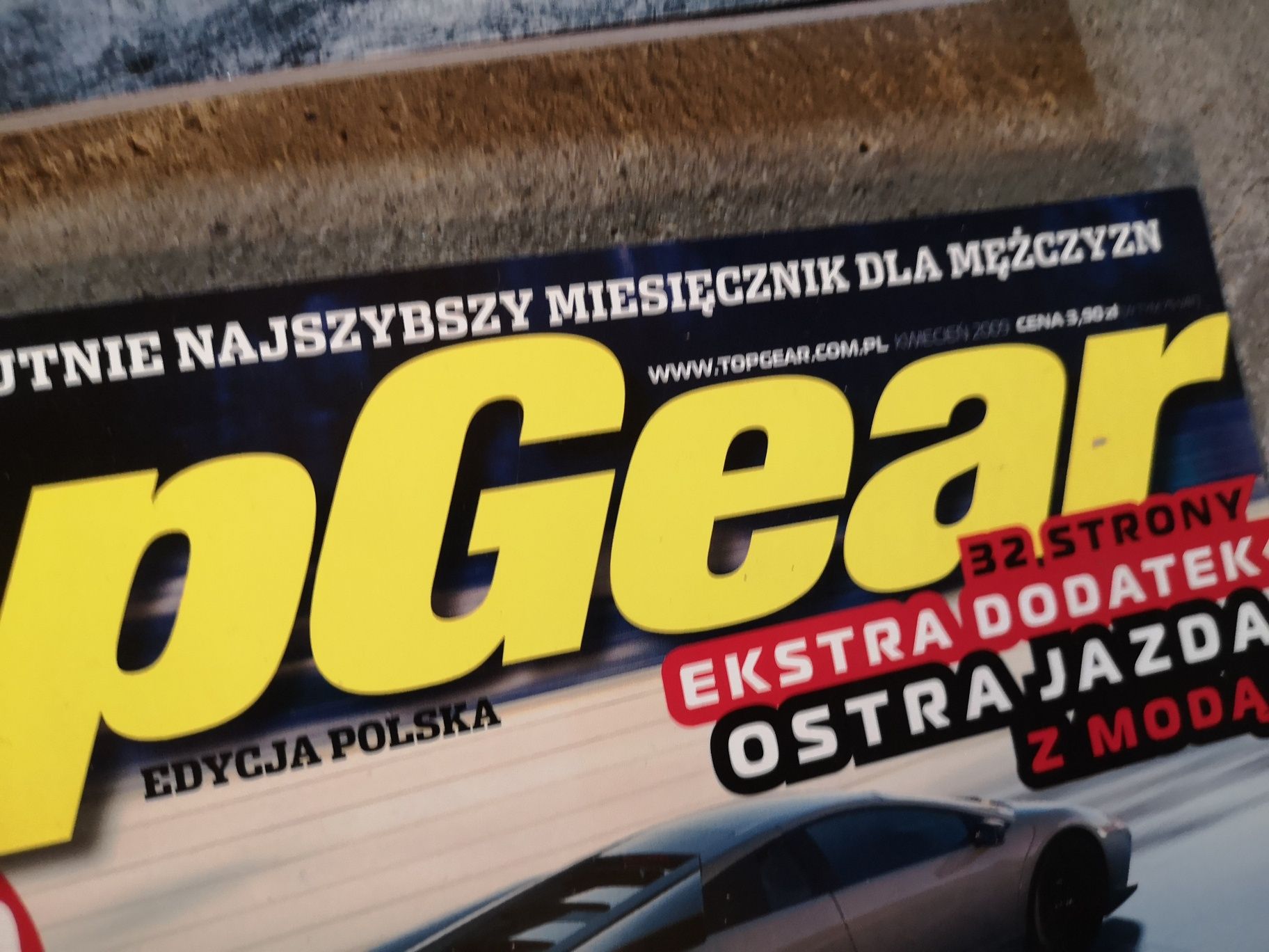 Czasopismo Top Gear 11 sztuk z 2009 roku