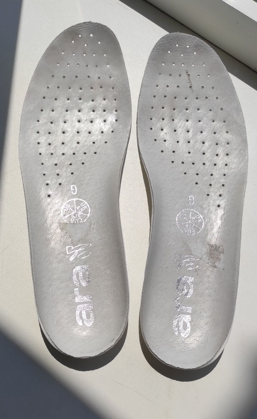 Кожаные ортопедические лёгкие туфли Ara, размер 37,5