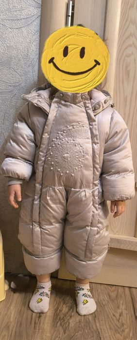 Зимовий комбінезон для дівчинки 74-80