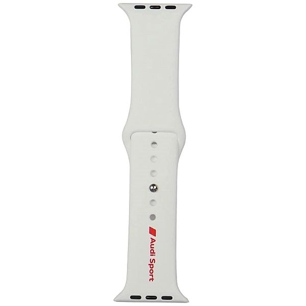 Pasek Audi Sport Red Logo Silicone Watch Strap na Apple Watch 44 / 45