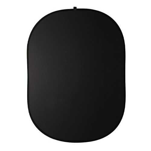 WALIMEX Fundo Dobrável Preto/Branco - 150x200cm