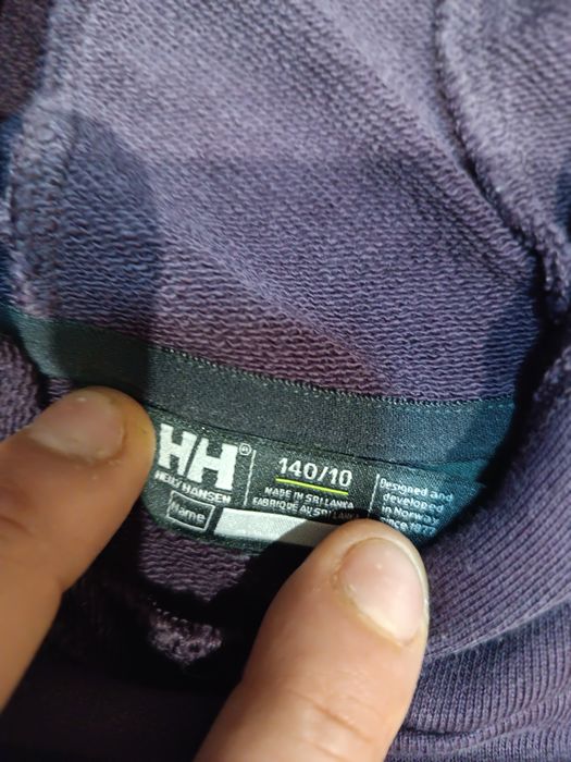 Helly Hansen bluza z kapturem roz 140/146/10 sportowa bawełniana bluza