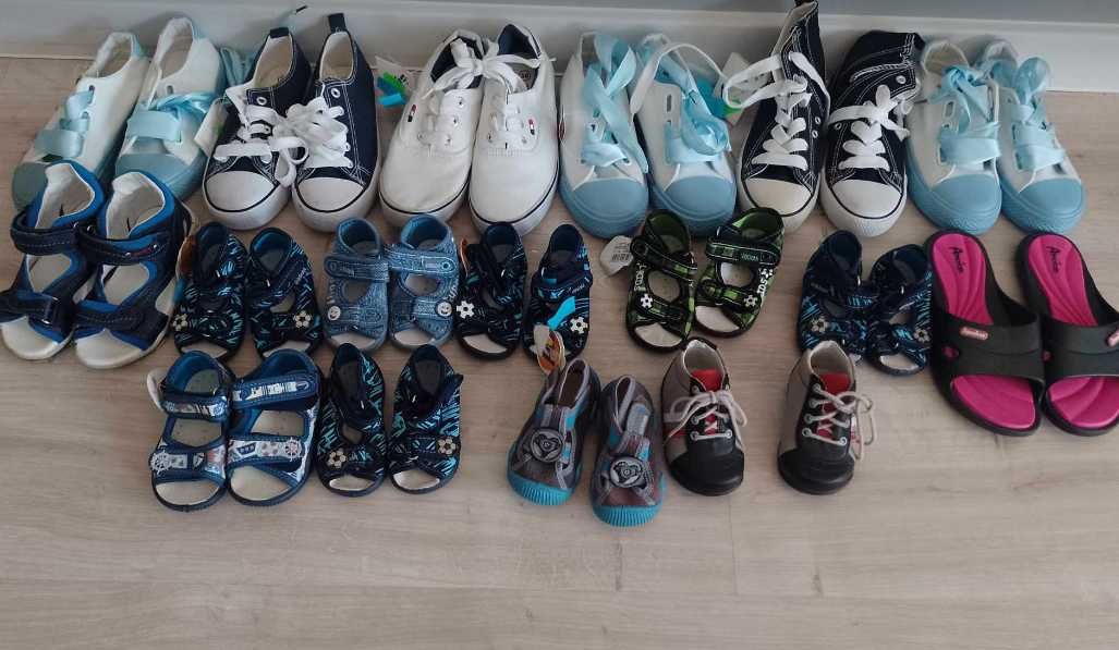 Buty dziecięce z likwidacji sklepu 17 par