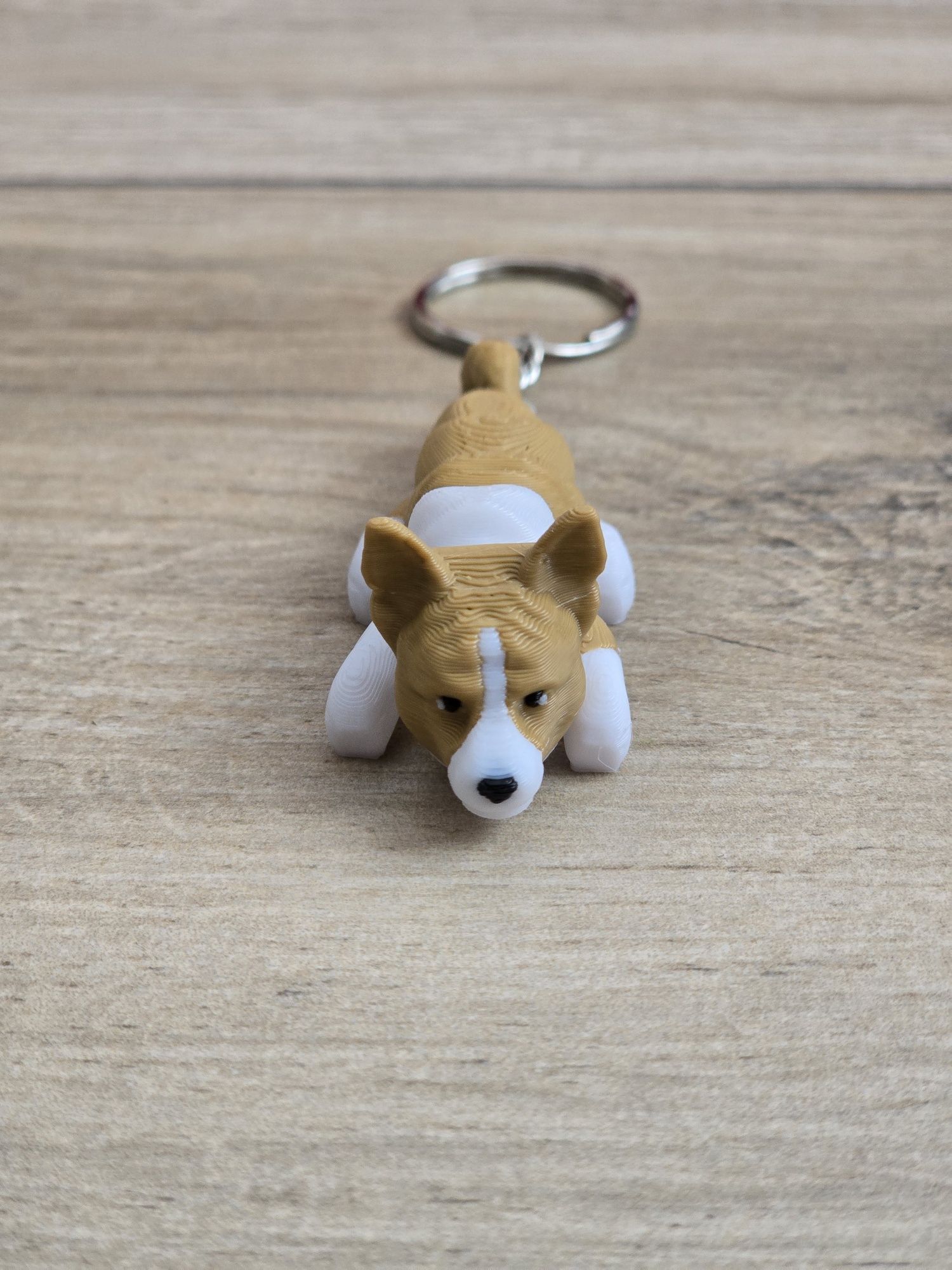 Breloczek Corgi 3d - Seria Psów Brelok Druk3d fidget Keychain