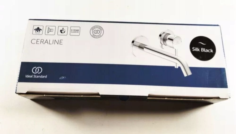 Bateria Ideal Standard Ceraline podtynkowa  czarny mat