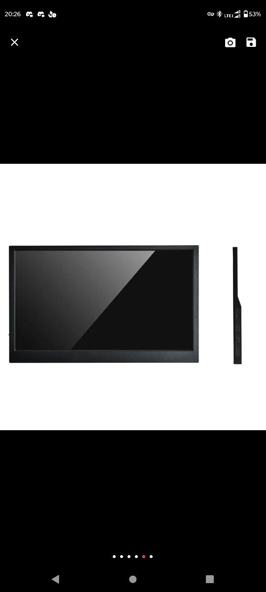 Przenośny monitor  ZSUS at14 dodatkowy ekran 14 cali full HD dotykowy