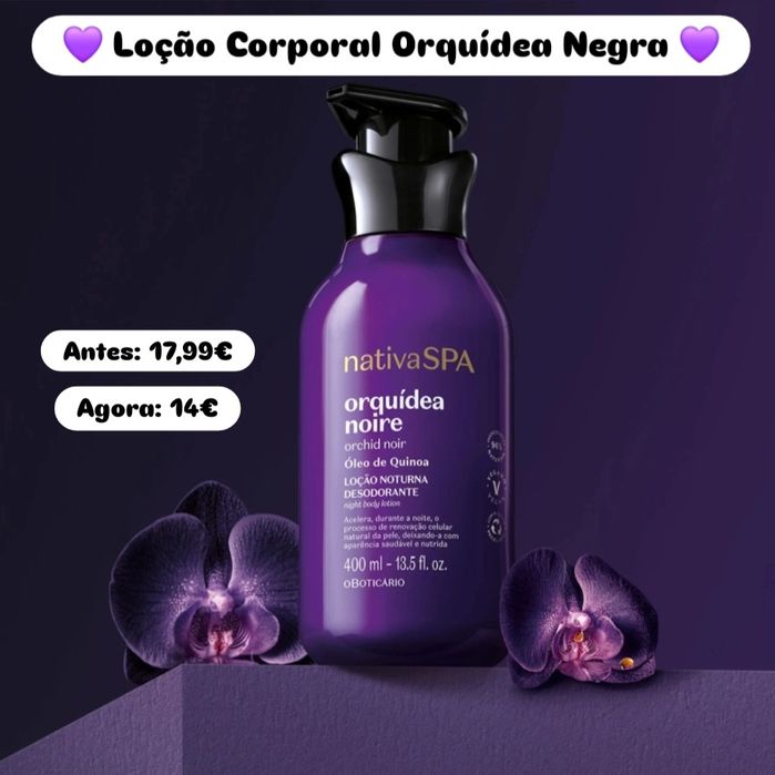Loção Corporal Orquídea Negra