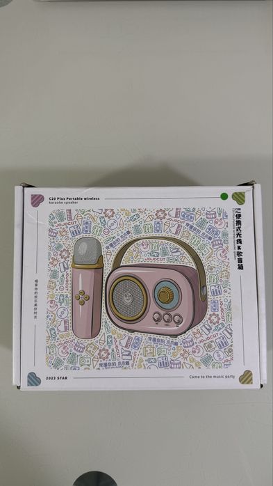 Колонка із мікрофоном Bluetooth ,міні караоке, дитячі ігри, музичні х