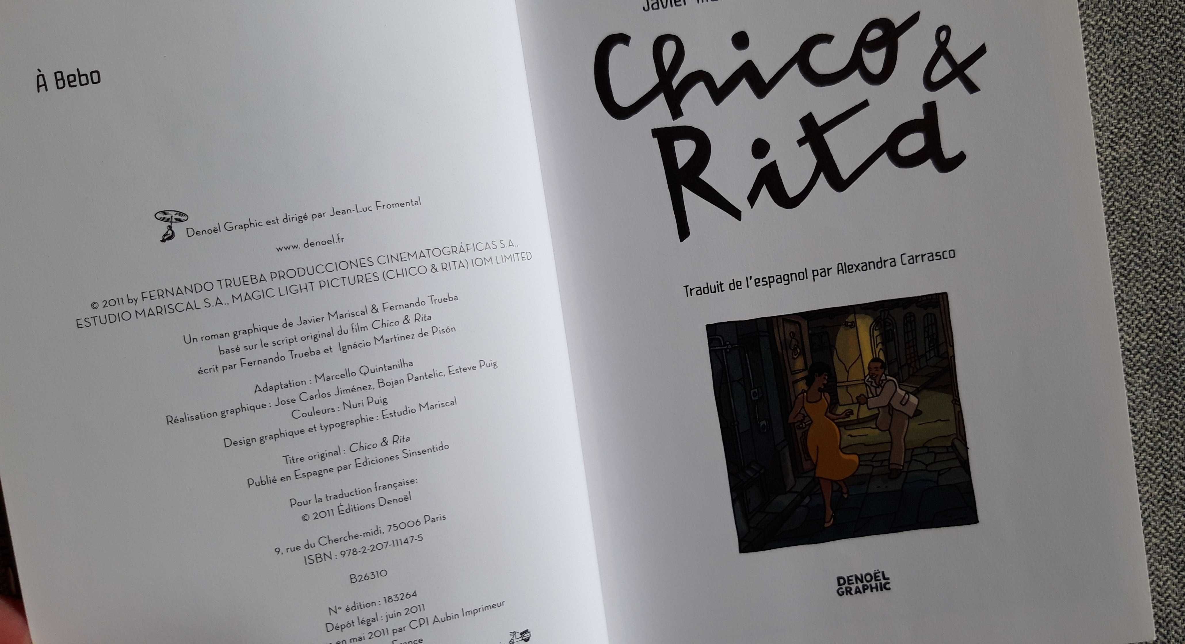 BD "Chico & Rita"