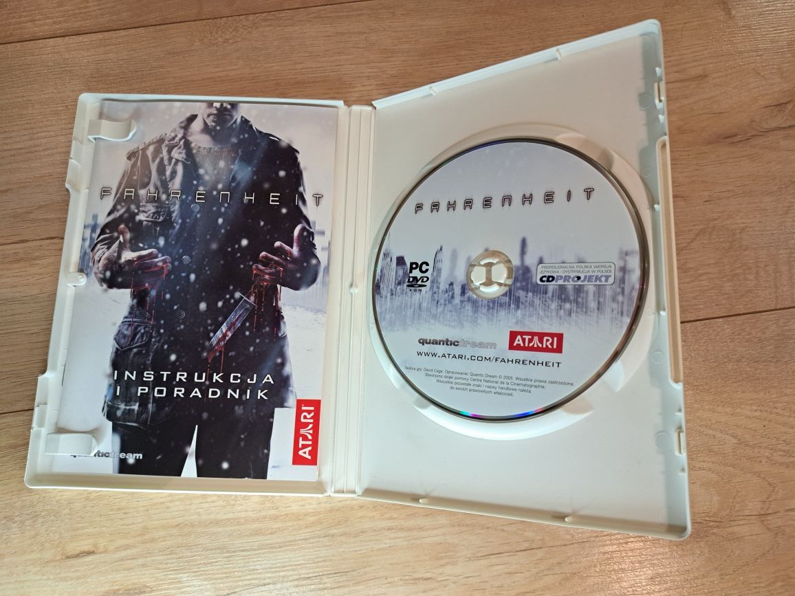 Fahrenheit gra DVD na komputer PC, Polska wersja językowa, Atari