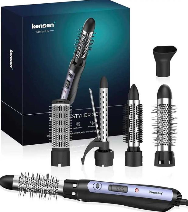 Стайлер, фен-браш, щётка расчёска Kensen H5 1000W 5 in 1