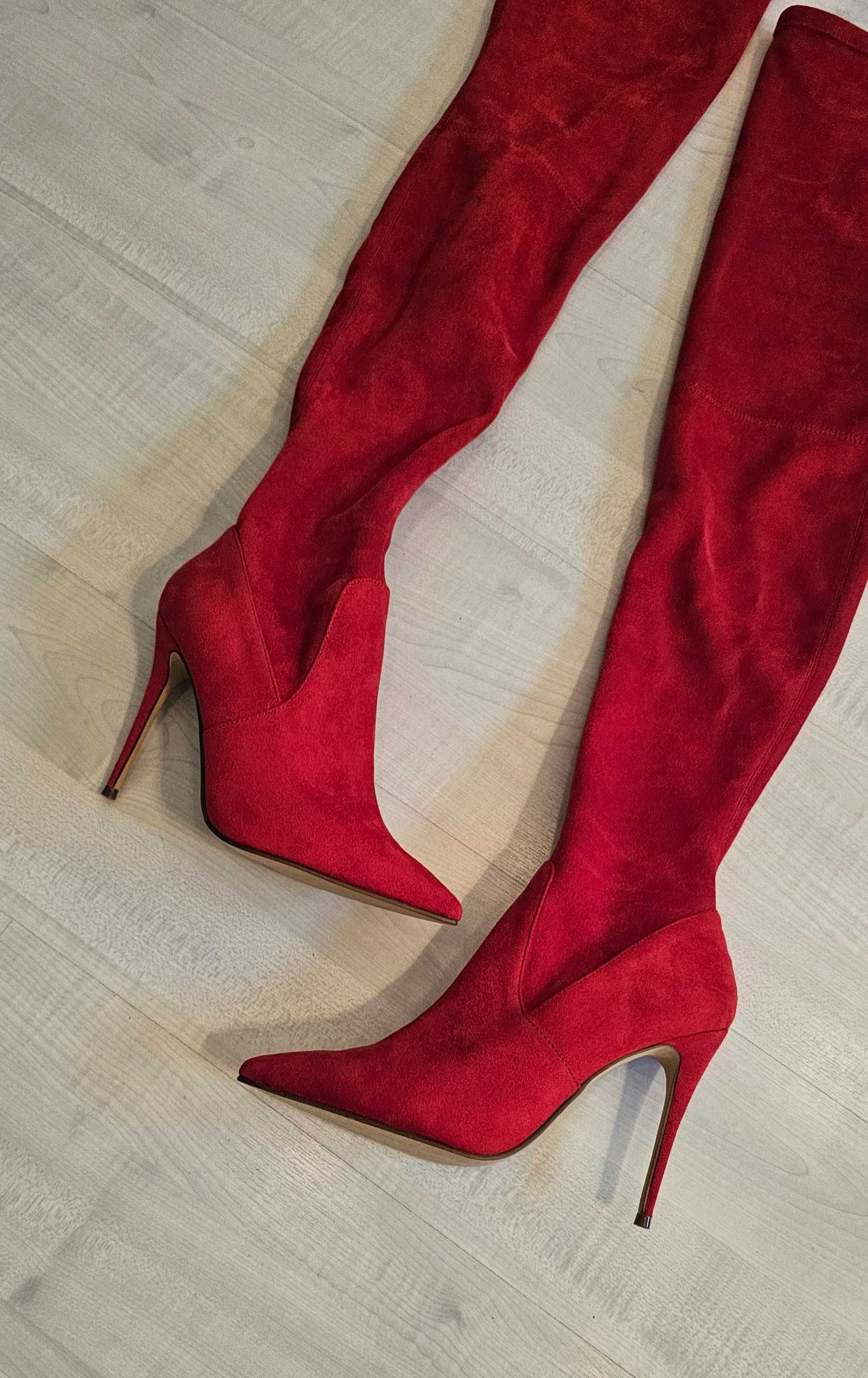 Steve Madden muszkieterki roz 41 czerwone