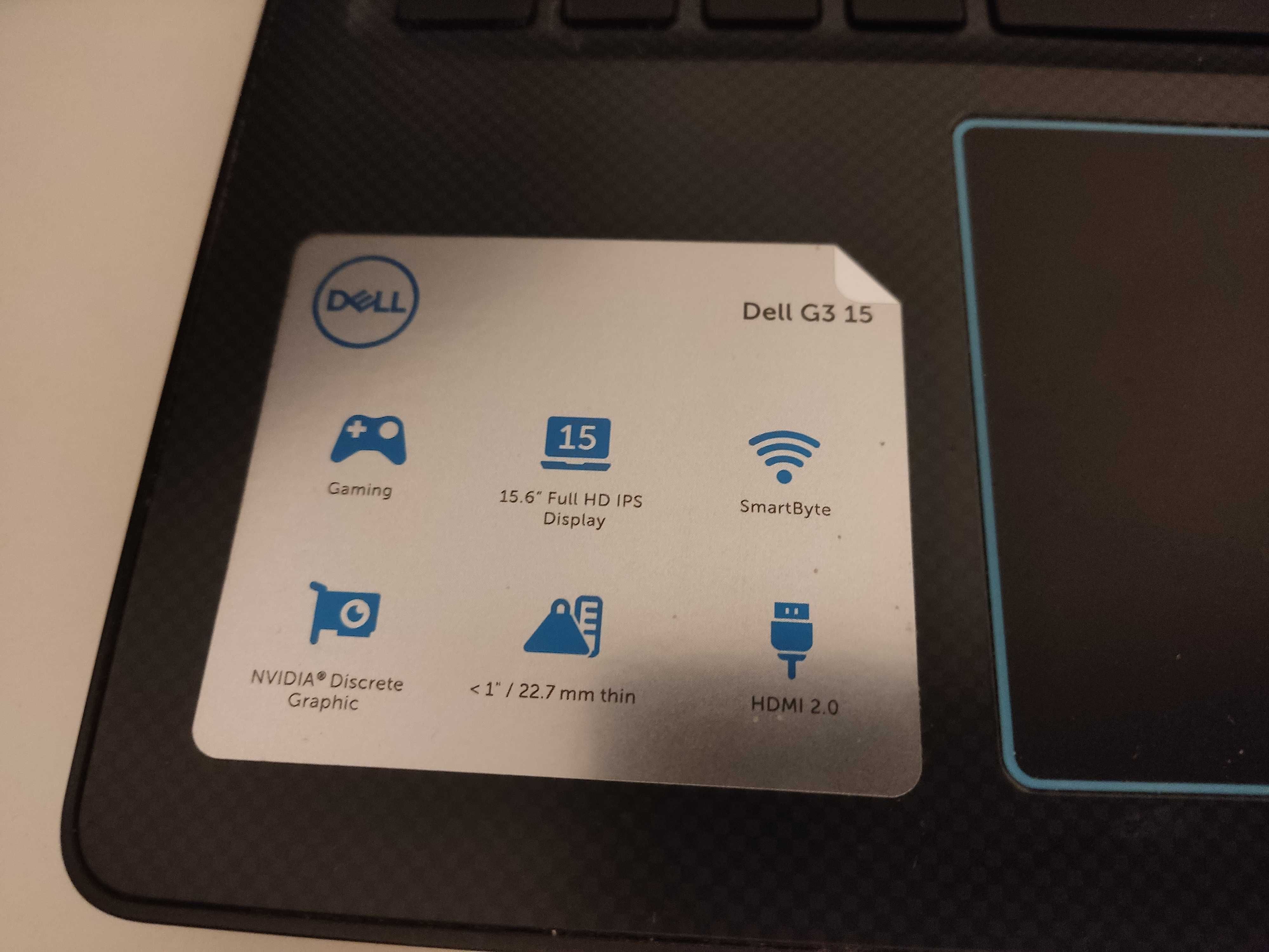 Laptop Dell G3 i5-8300H/8GB/256/Win11 GTX1050