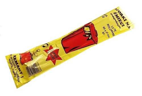 worki 60 litrów domowe worki do kosza 10 sztuk na rolce - 10 rolek