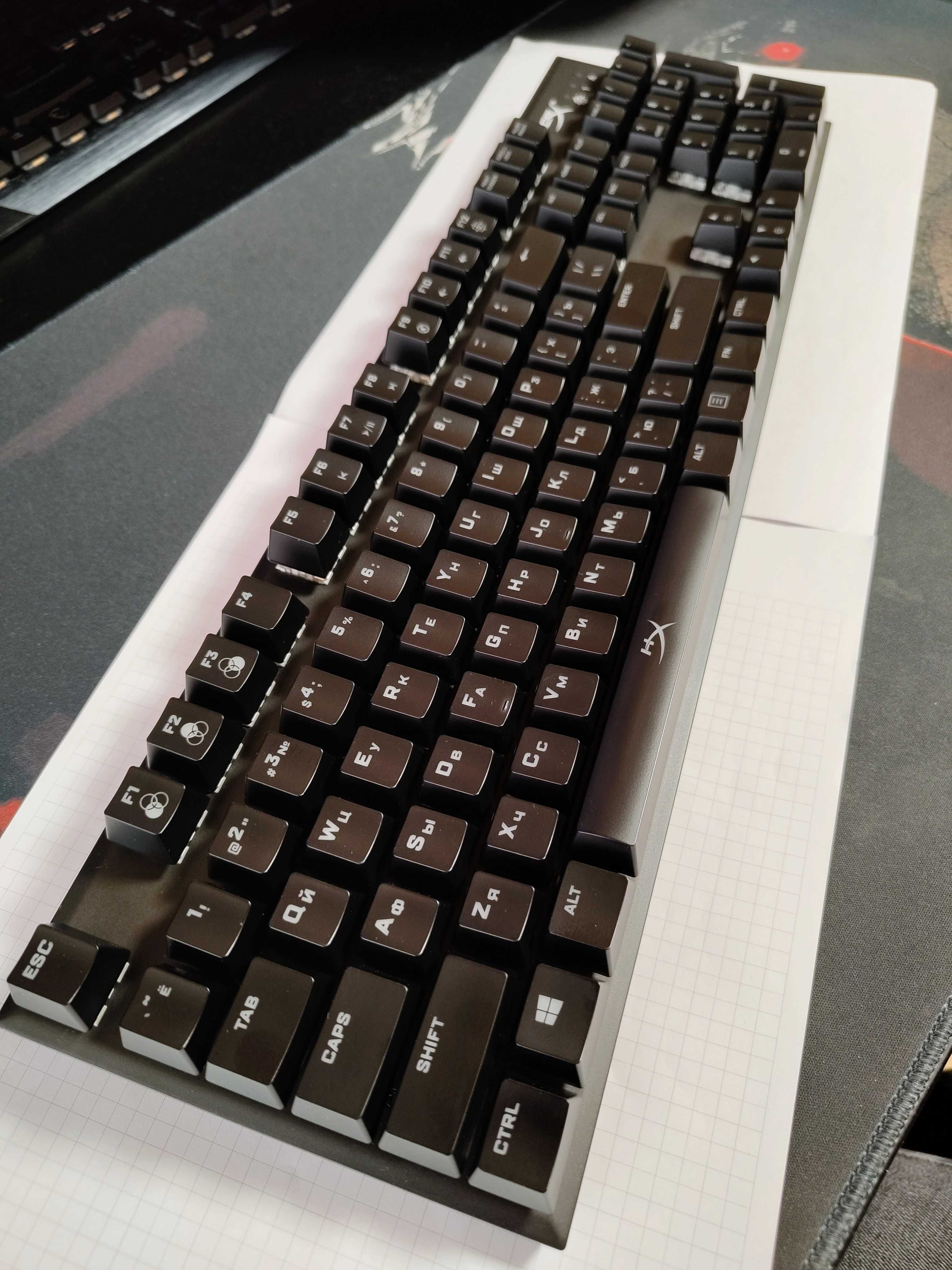 Клавіатура HyperX FPS RGB Kailh Silver Speed (HX-KB1SS2-RU)