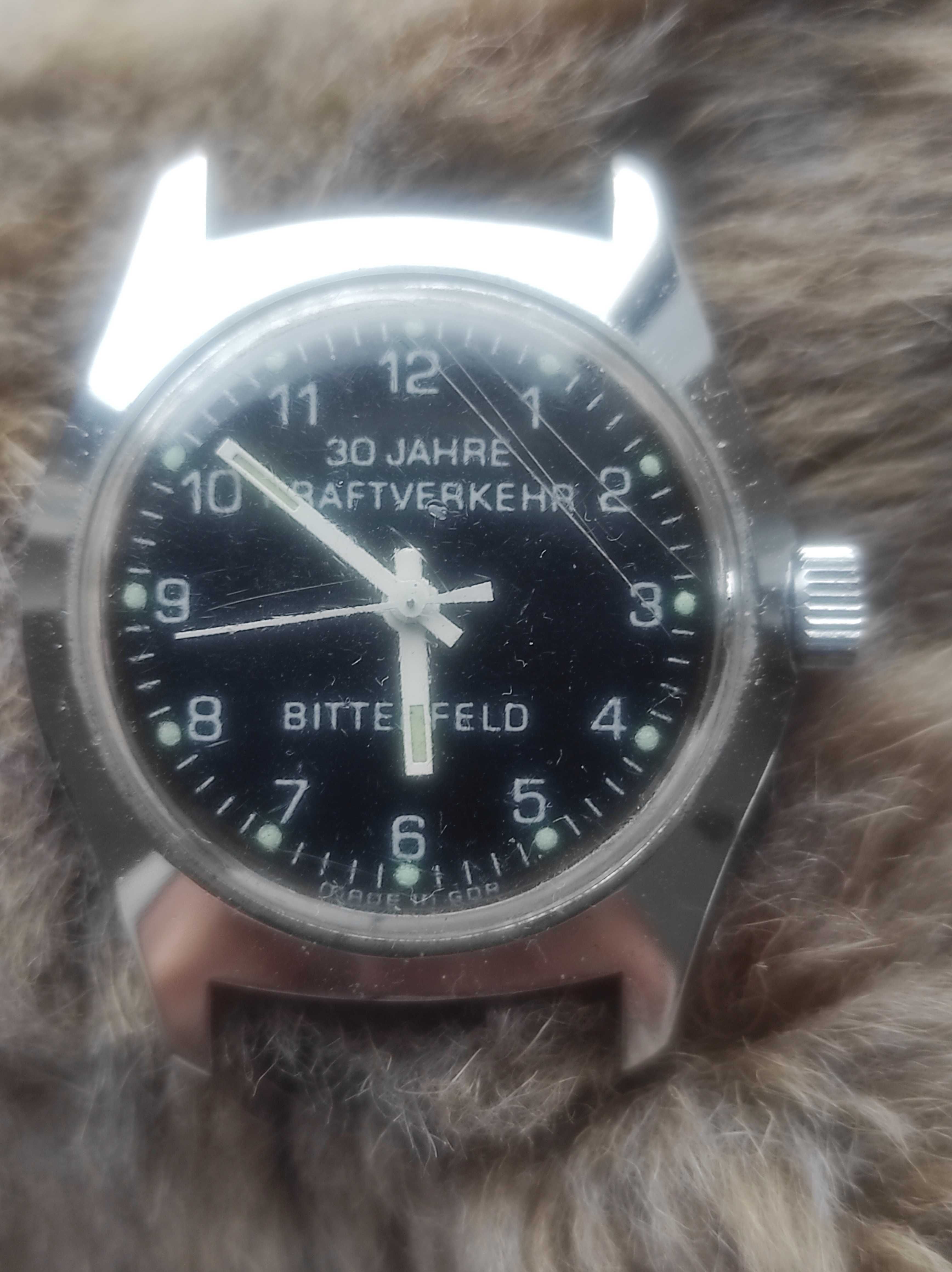 Zegarek vintage Bitterfeld " 30 jahre kraftverkehr" ,NRD