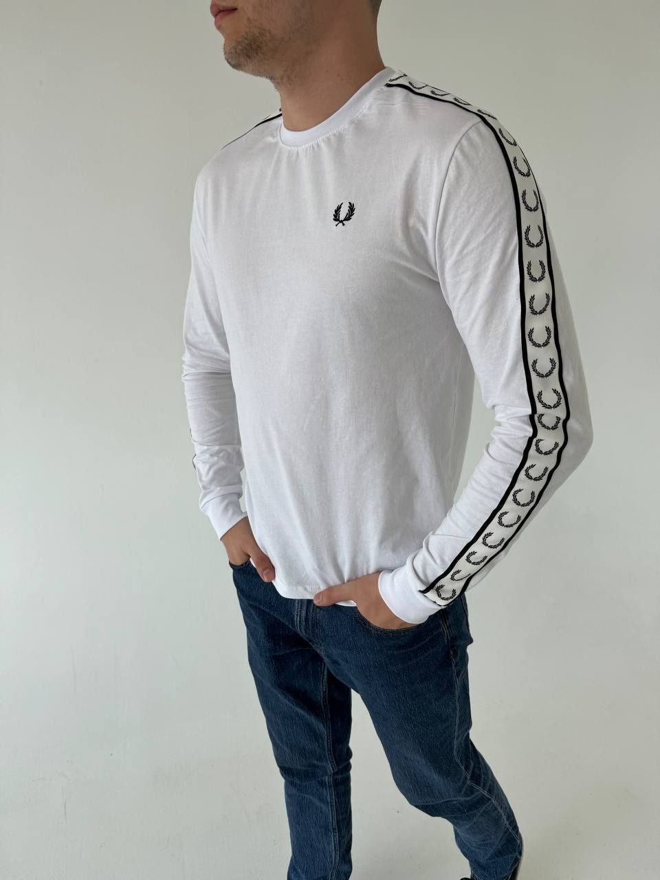 Лонг Fred Perry на лампасах