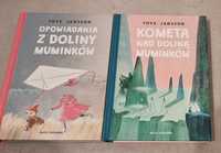 Muminki 2szt Tove Jansson Kometa i Opowiadania z doliny Muminków