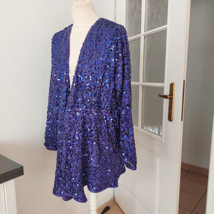 Tunika wdzianko cekiny H&m Davided r.3xl/50,52,54