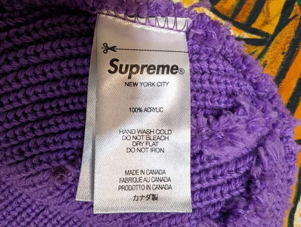 Оригінал Supreme Loose Gauge Beanie шапка з відворотом біні тепла