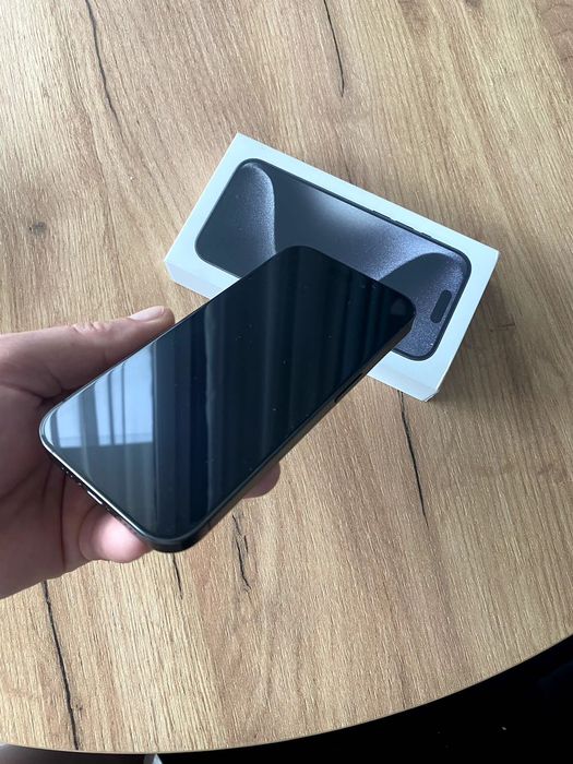 iPhone 15Pro Black Titanium 128GB jak Nowy GWARANCJA