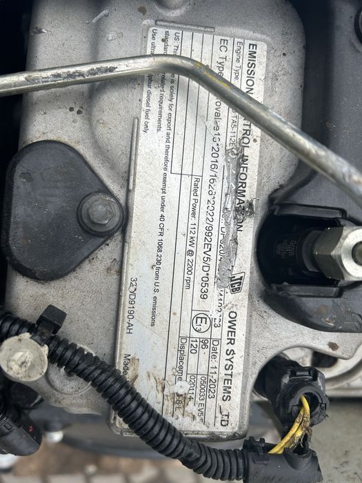 Silnik JCB 448 data 11.2023
