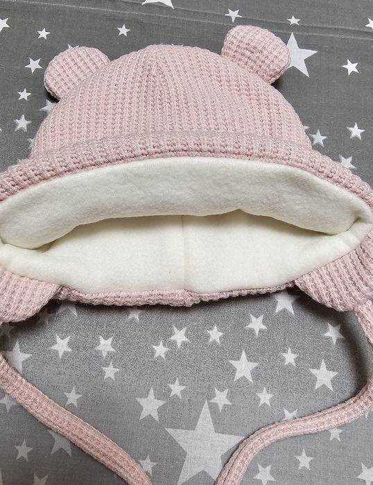 Зимова шапка на дівчинку розмір 42-48