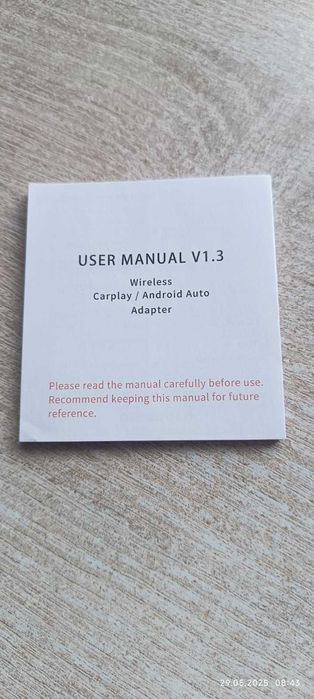 Адаптер  Carplay для перетворення дротового CarPlay на бездротовий