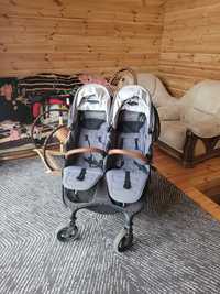 Дитяча коляска для двійні Valco Baby Snap Duo Trend Denim