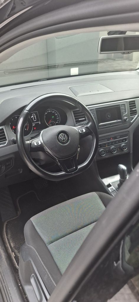 Volkswagen Golf VII Sportsvan DSG, AUTOMAT 1,2 TSI, 2015 rok, czarny