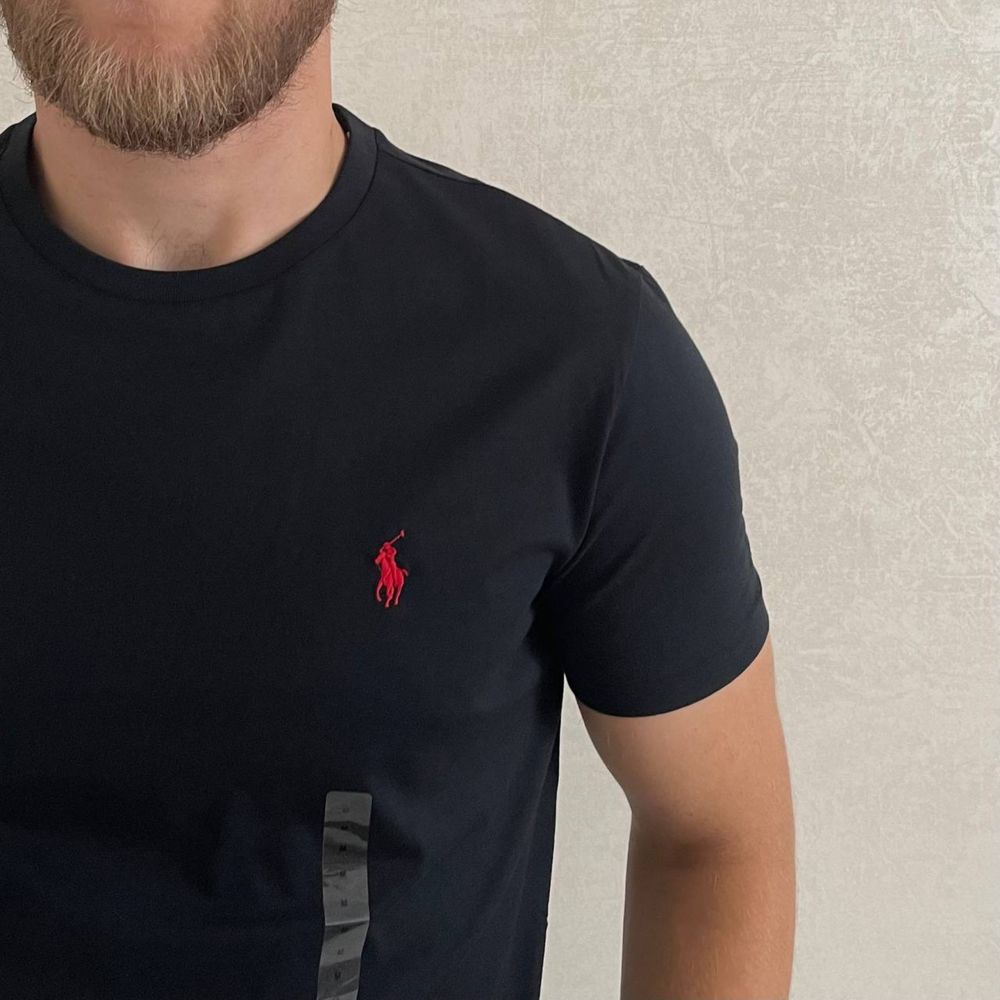 Нова чорна футболка Polo by Ralph Lauren. S, M, L, XL