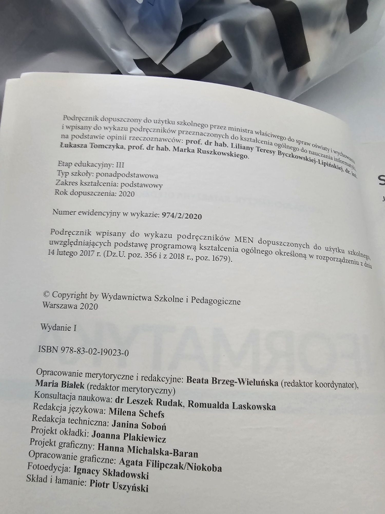 Informatyka 2 Zakres Podstawowy Jochemczyk Olędzka