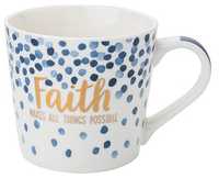 Kubek Porcelanowy 400Ml Sara Blue Faith